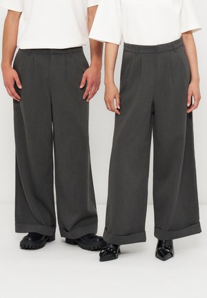 YOURTURN UNISEX - Pantalon classique - grey melange