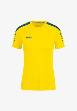 JAKO TEAMSPORT - POWER - Sport T-Shirt - gelbblau
