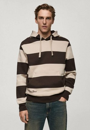 Mango Kapuzenpullover - brown