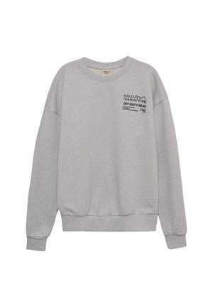 GRAPHIC BOXY CREW UNISEX - Sweatshirt - light grey melange