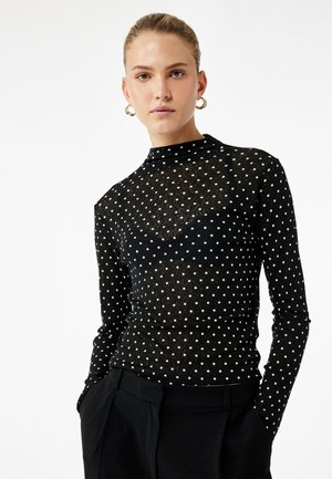 POLKA DOT  - Longsleeve - black