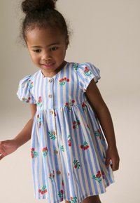 Next - REGULAR FIT - BUTTON UP - Blusenkleid - blue tomato stripe Thumbnail-Bild 1