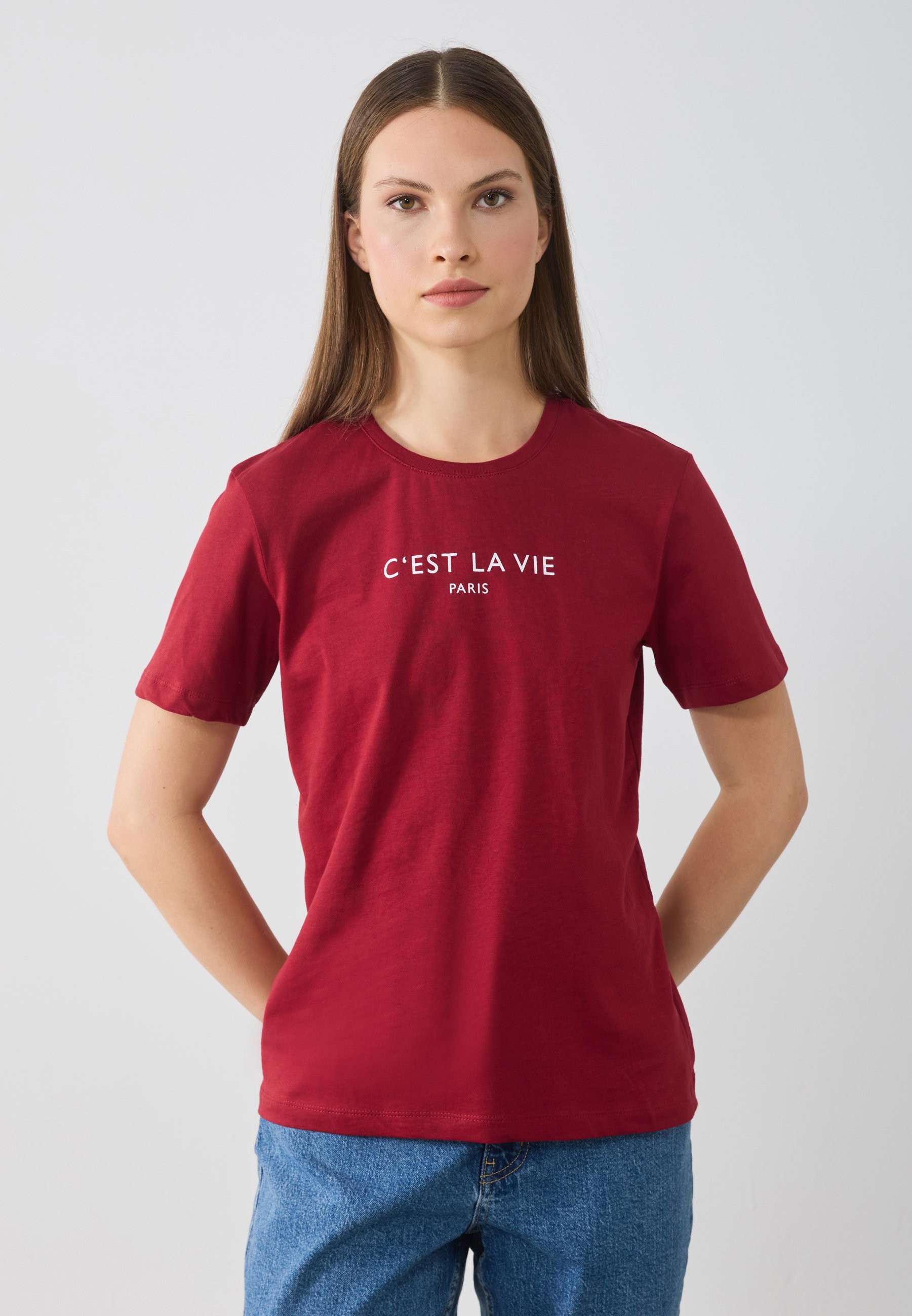売れ筋商品|||アンナ フィールド Tシャツ レディース トップス Top - dark red アンナ フィールド レディース Tシャツ トップス Top - dark red