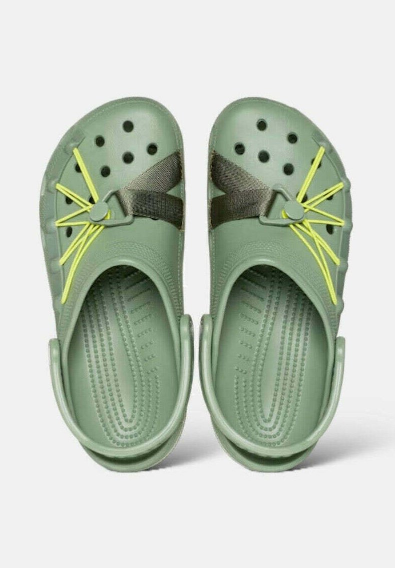 【PORTERNA】Minnow Croc Mule Mules NOIR Femme motif Uni A enfiler CROCS
