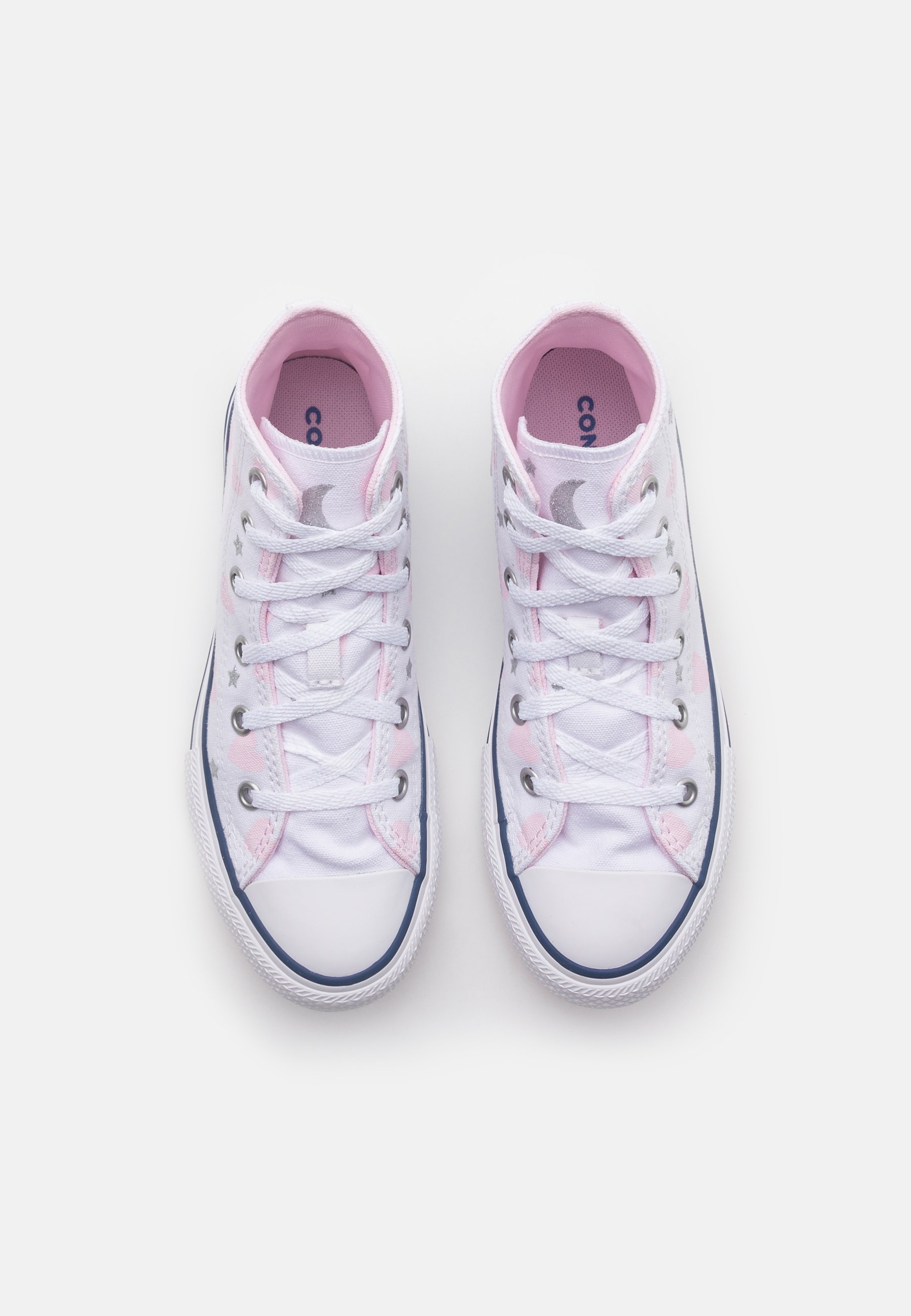 pink and black chuck taylors