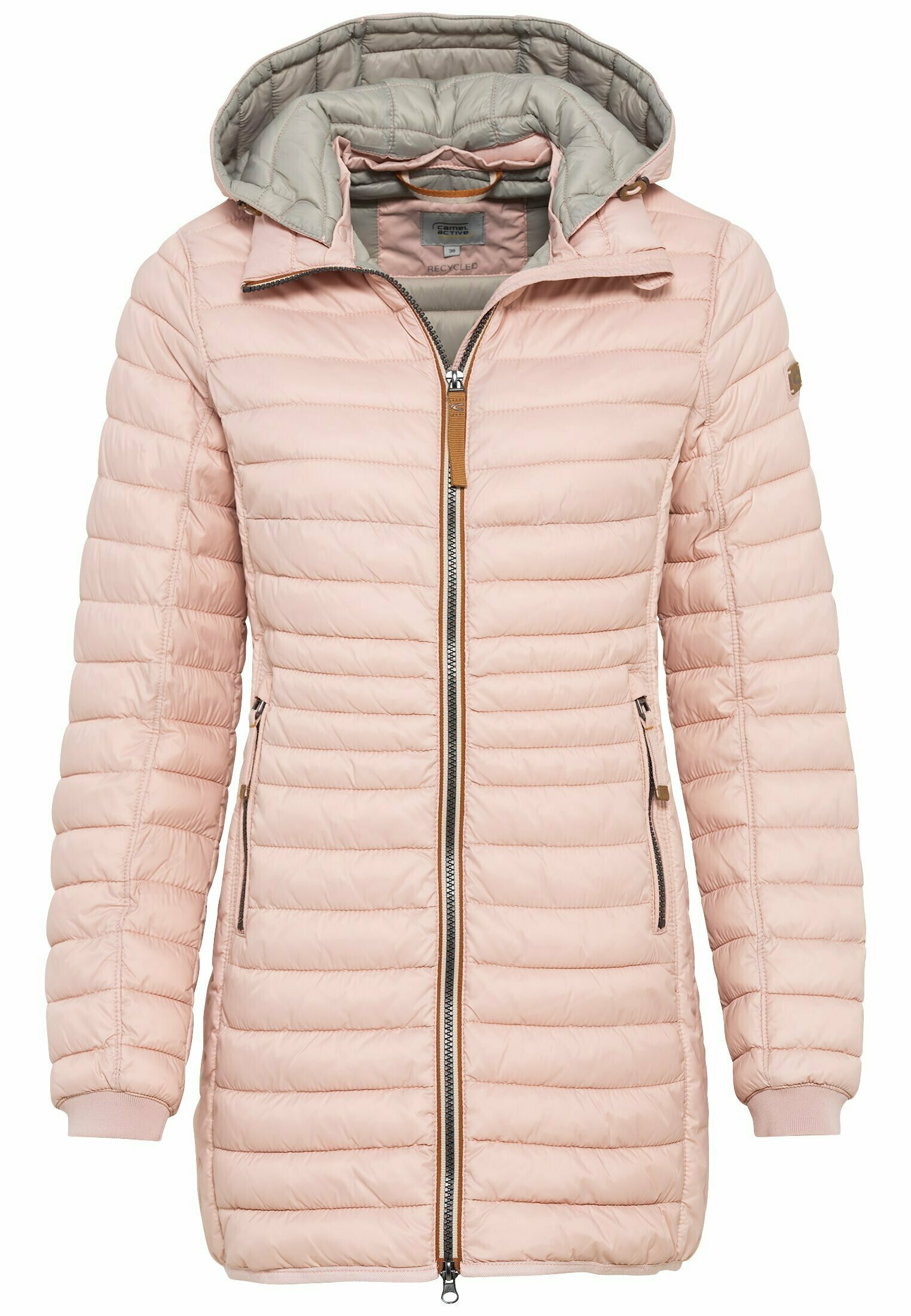 Camel Active Damen Steppjacke Mit Abnehmbarer Kapuze – Wasserabweisend, Winddicht, Taillenbetont