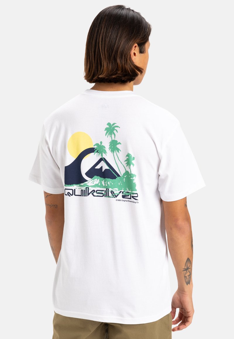 Quiksilver PALM LINES SS - Camiseta estampada - wbb