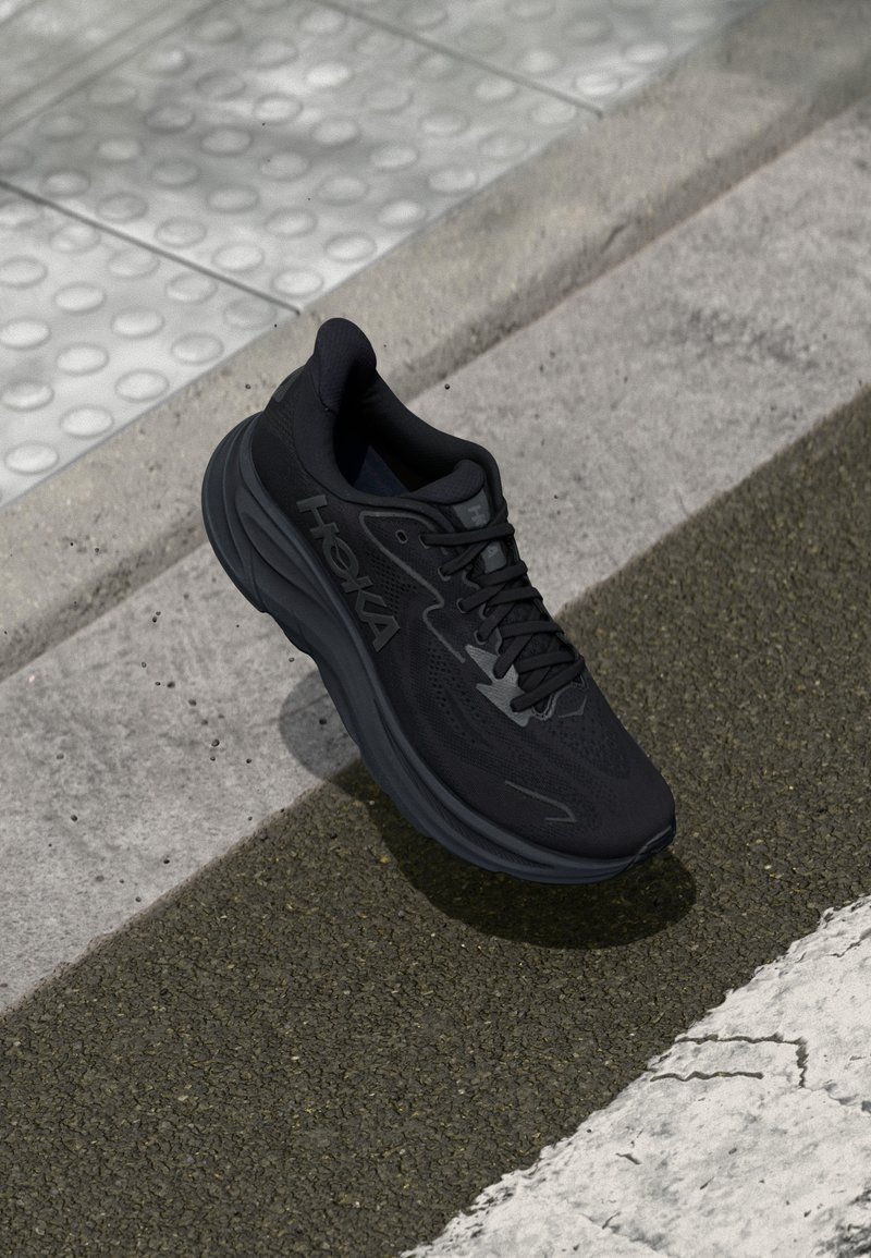 HOKA - CLIFTON 10 - Pantofi de alergare pe asfalt - black, Extindeți