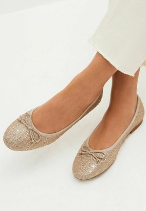 WIDE FIT FOREVER COMFORT - Baleriinad - champagne gold