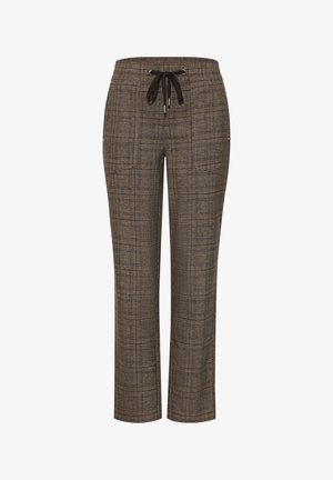 Street One, MID WAIST SLIM LEG HOSE IM LOOSE FIT - Pantalon classique - saddle brown