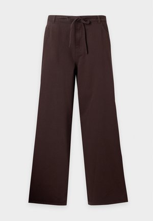 ONLY Carmakoma, CARGIANNA SILLA BELT PANT - Wide leg - coffee bean