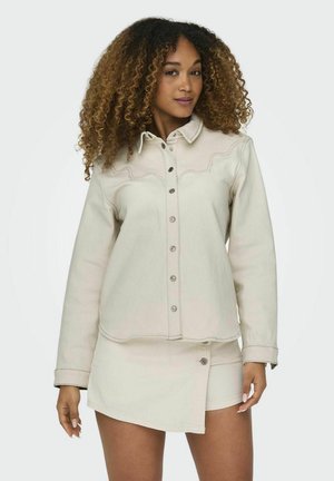 NORMAL GESCHNITTEN - Button-down blouse - ecru