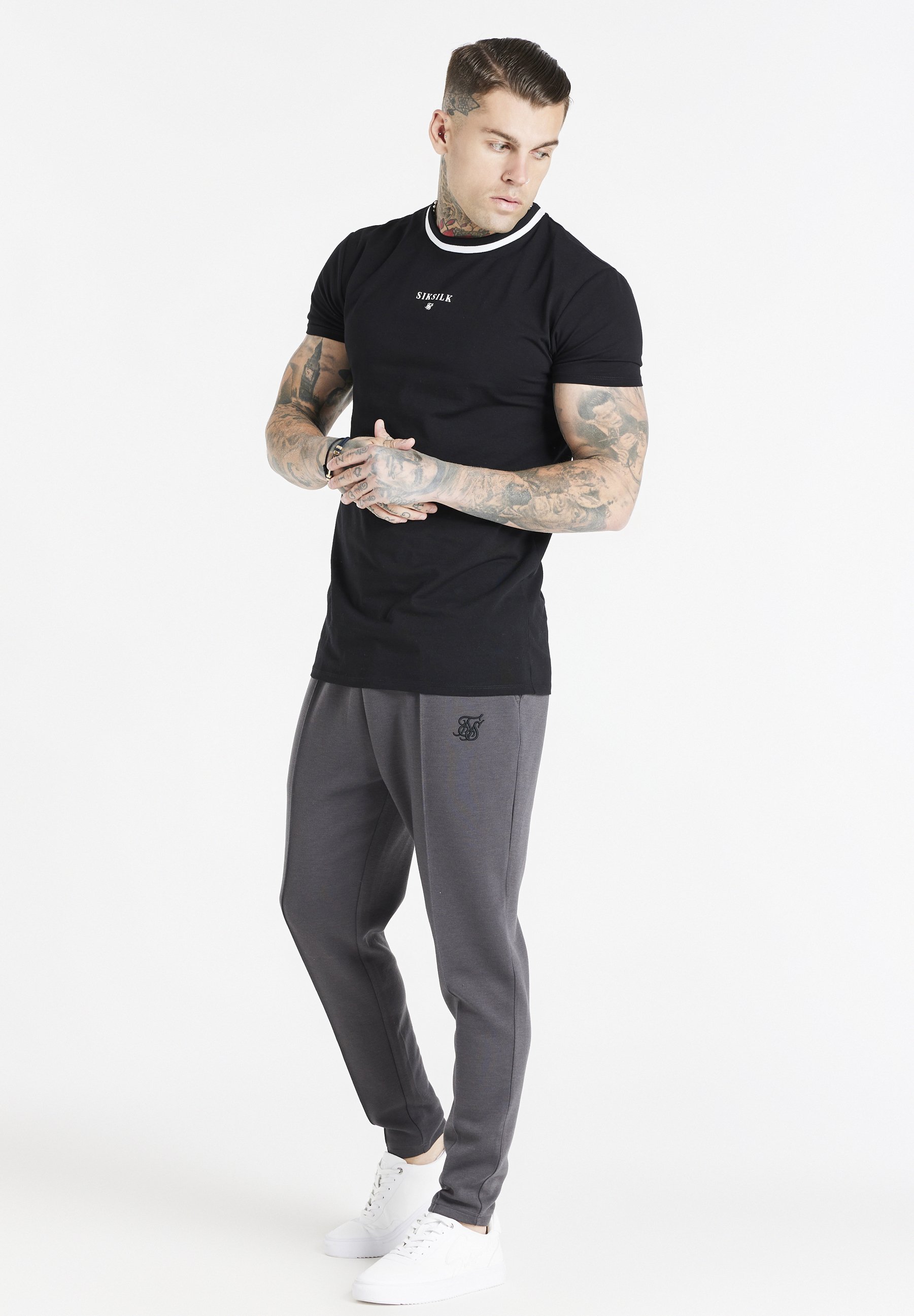 SIKSILK T-shirt print - black/zwart - Zalando.be