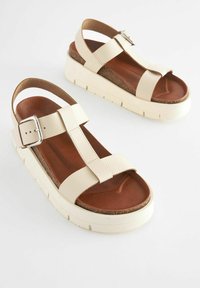 Next FOREVER COMFORT - Sandales à plateforme - bone white
