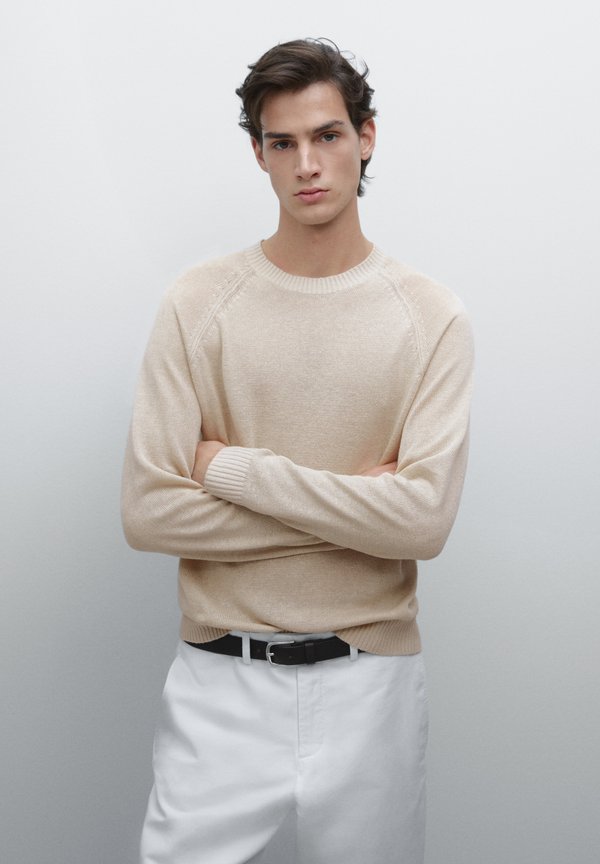 Strickpullover - beige