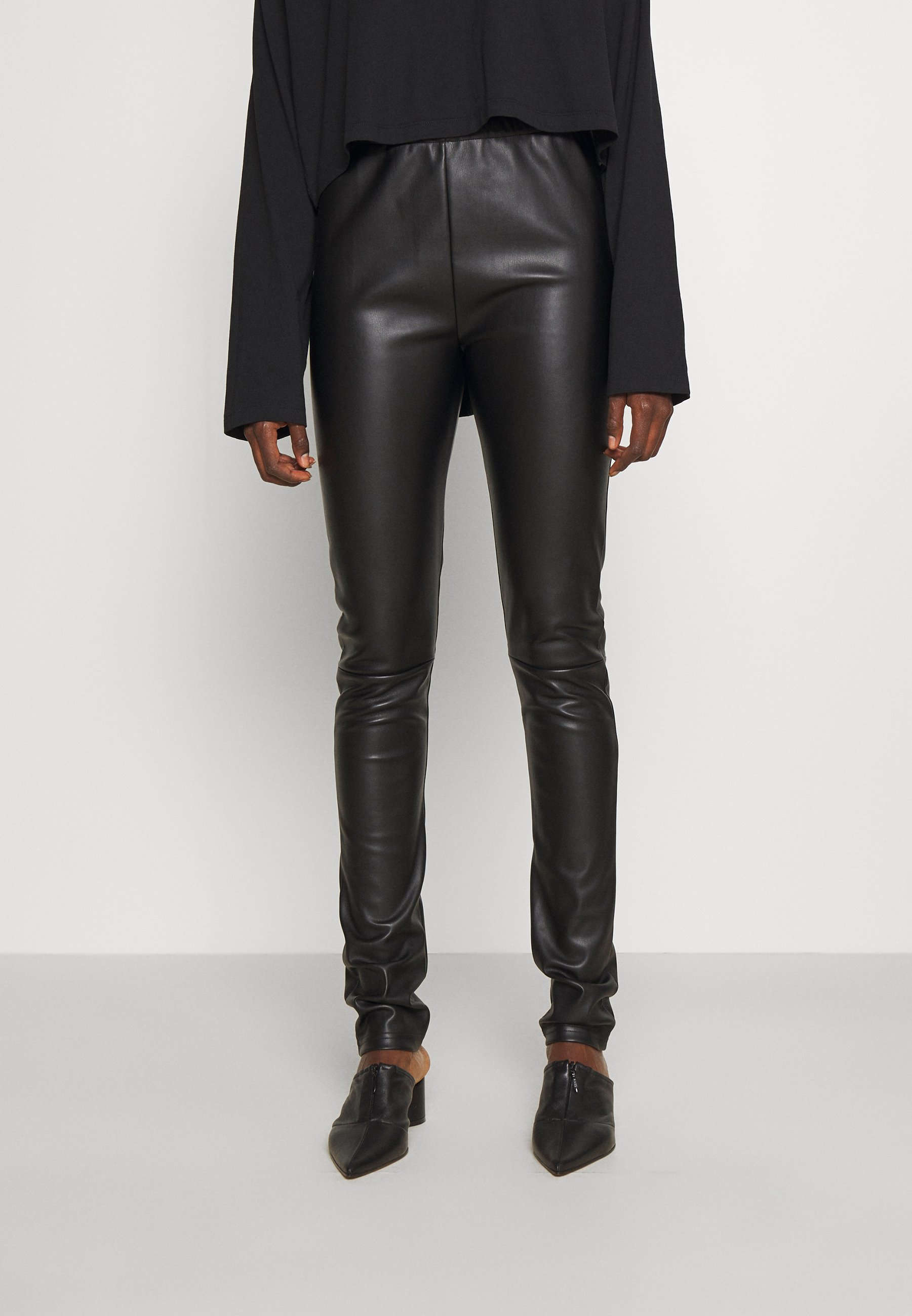 MM6 Maison Margiela PANTS - Broek - black/zwart - Zalando.nl