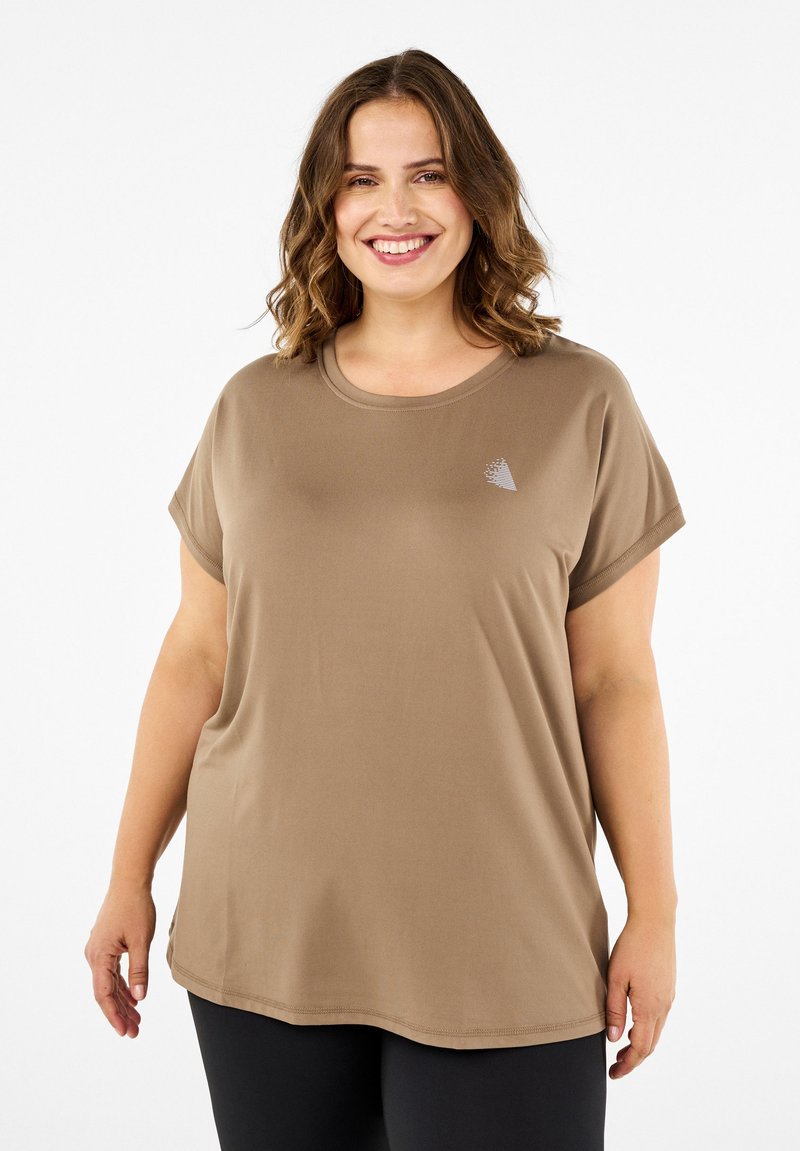 Active by Zizzi T-shirt basic - walnut