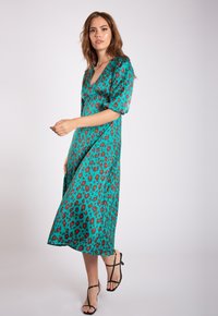 GINI LONDON V NECK - Day dress - green