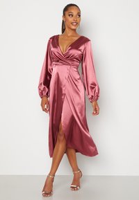Bubbleroom SATIN MIDI DRESS - Sukienka koktajlowa