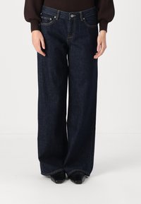 Gina Tricot LOW WIDE - Široke kavbojke - rinse