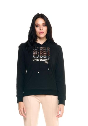 LEONE 1947, WOMAN HOODY CHIC BOXING - Sweat à capuche - black