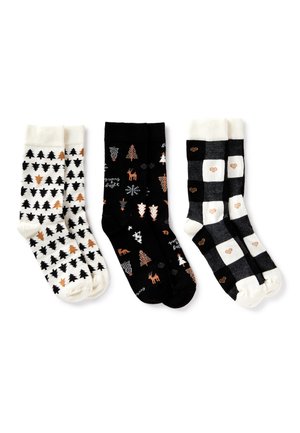 3 PACK - Chaussettes - cream