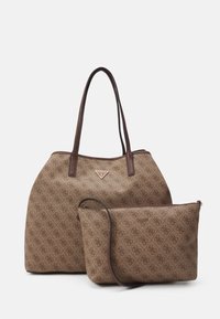 VICTTORIA 2-IN-1 TOTE SET - Clutch - latte/brown