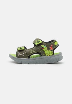 REX SUN UNISEX - Trekkingsandaler - army/black
