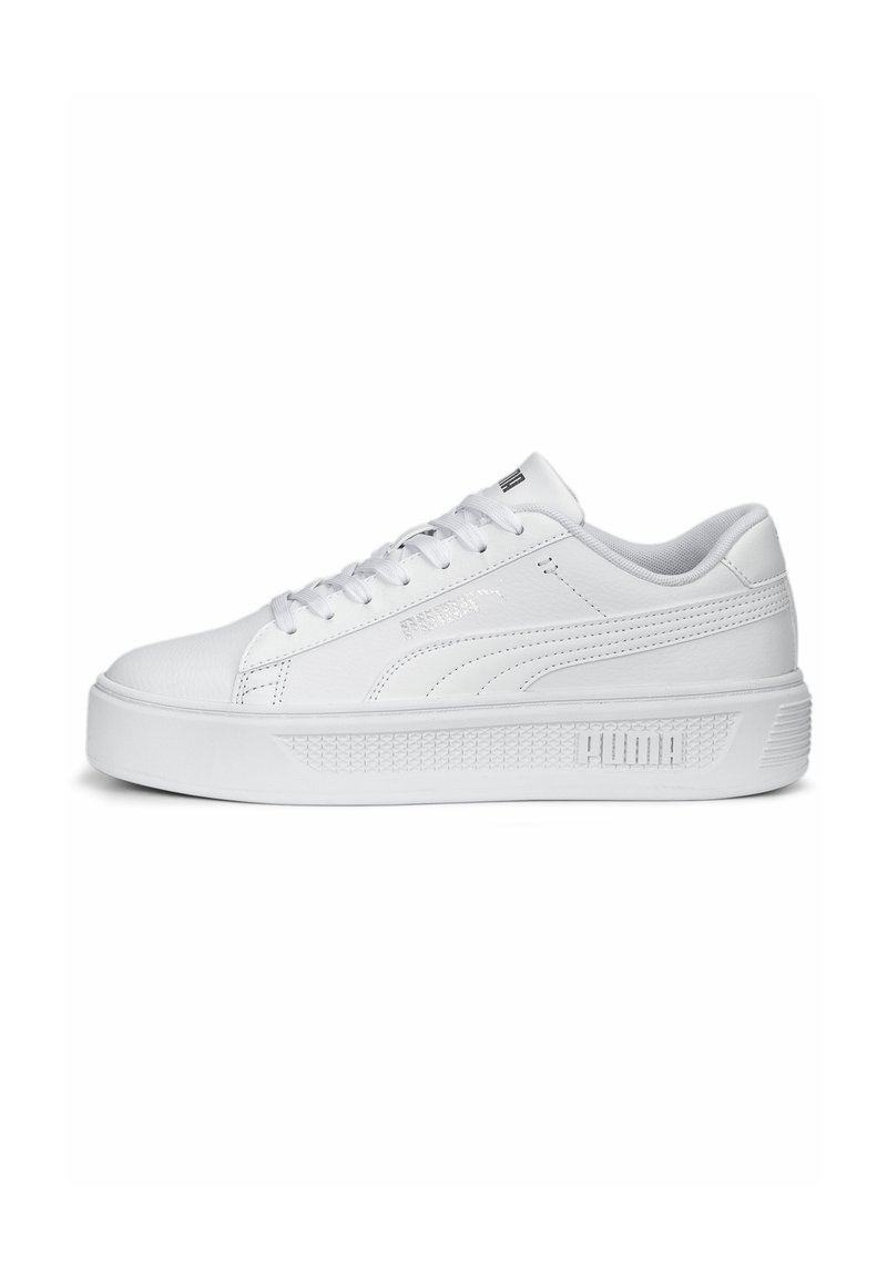 Puma - SMASH PLATFORM V3 - Sneakers low - puma white silver, Extindeți