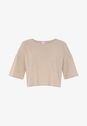 LASCANA, 3/4-ARM - Pullover - sand-melange
