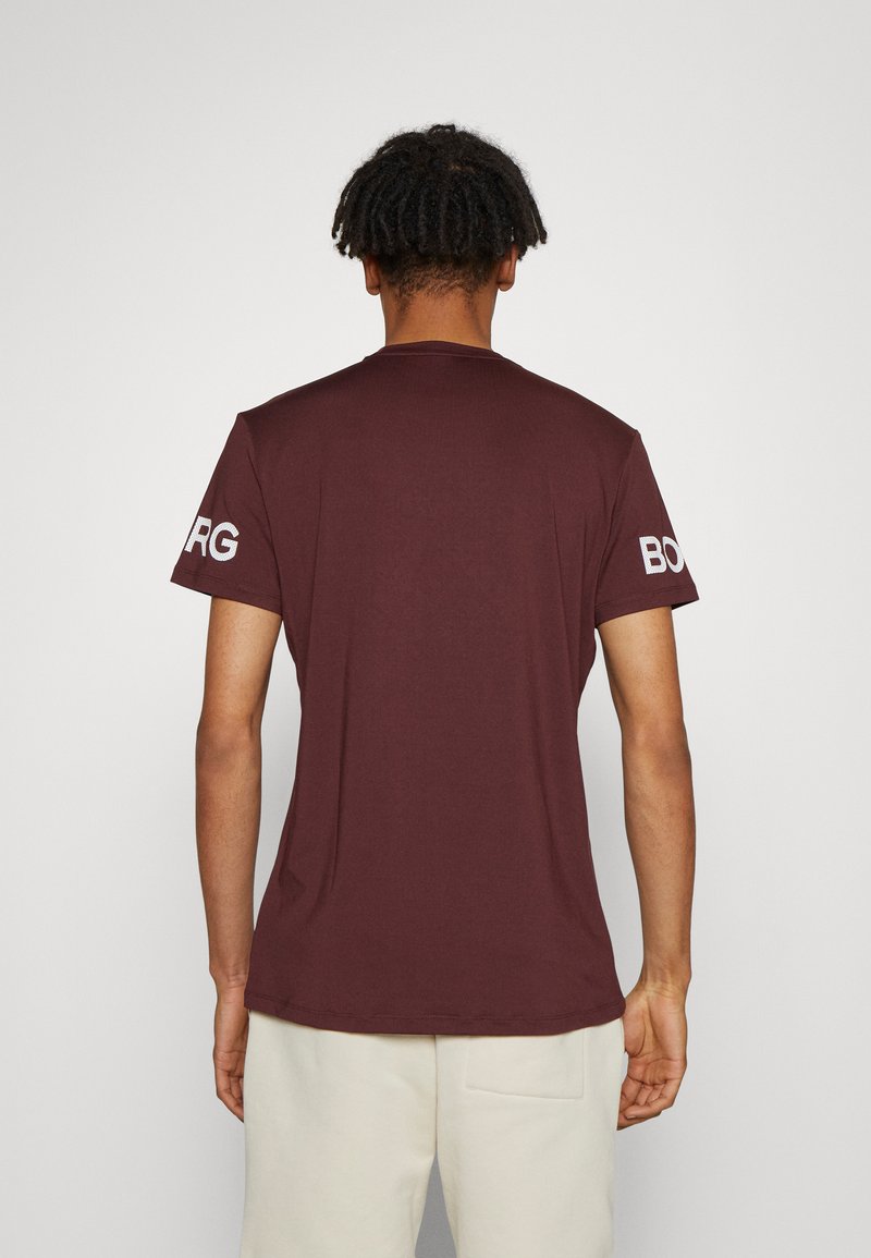 Björn Borg Centre T-Shirt Uomo In Morbido Cotone, Vestibilità Regolare Con Scollo A Costine, Nera O Colori, Pacco Da 1