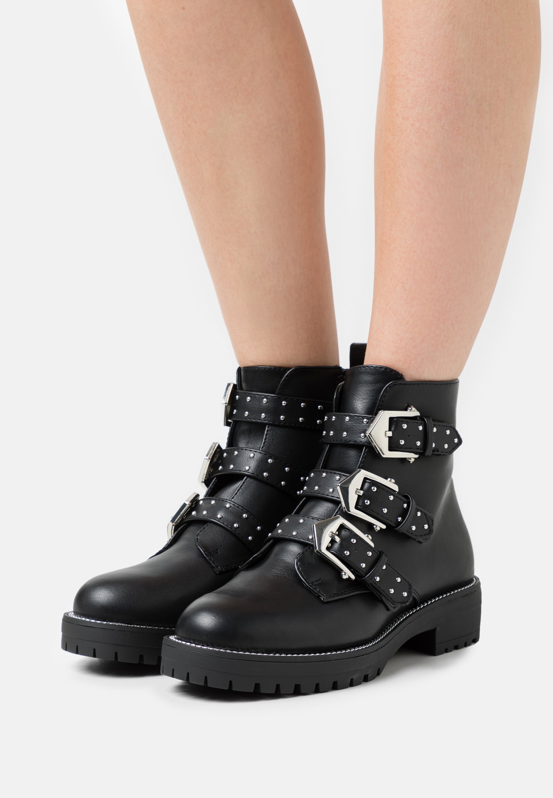 dune studded ankle boots