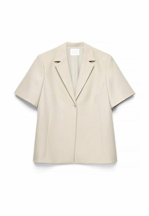 NA-KD, RELAXED T-SHIRT BLAZER - Blazer - light beige