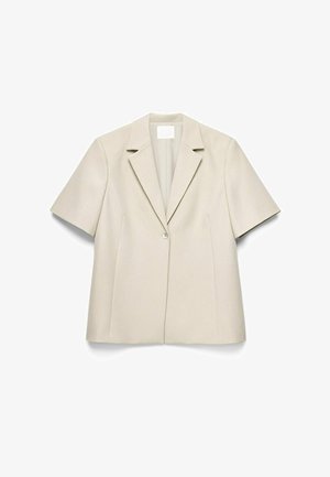 NA-KD, RELAXED T-SHIRT BLAZER - Blazer - light beige