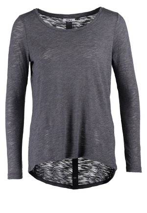 ONLY T-shirt à manches longues - mottled dark grey
