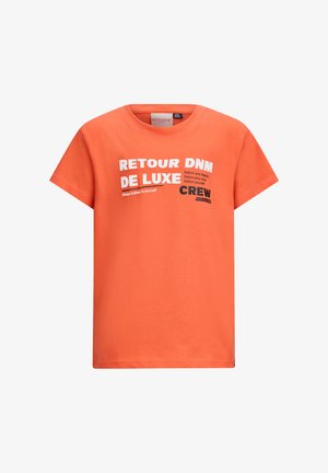 Retour Jeans, ZEB - T-shirt con stampa - orange coral