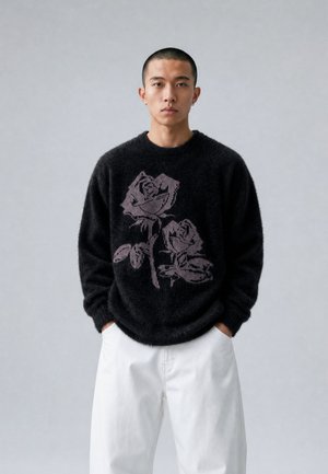 Vertere Berlin, MORPH ROSE KNIT SWEATER UNISEX - Jersey de punto - black
