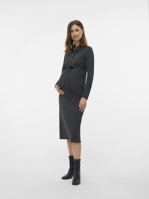 MLELLY MIDI DRESS - Φόρεμα ημέρας - dark grey