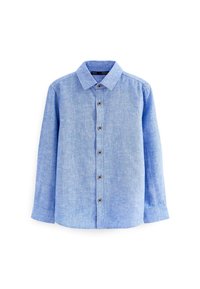 Next LONG SLEEVE LINEN BLEND SHIRT - Pluus - blue