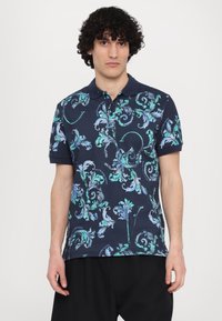 Versace Jeans Couture PRINT BAROCCO OUTLINE - Polotričko - blue