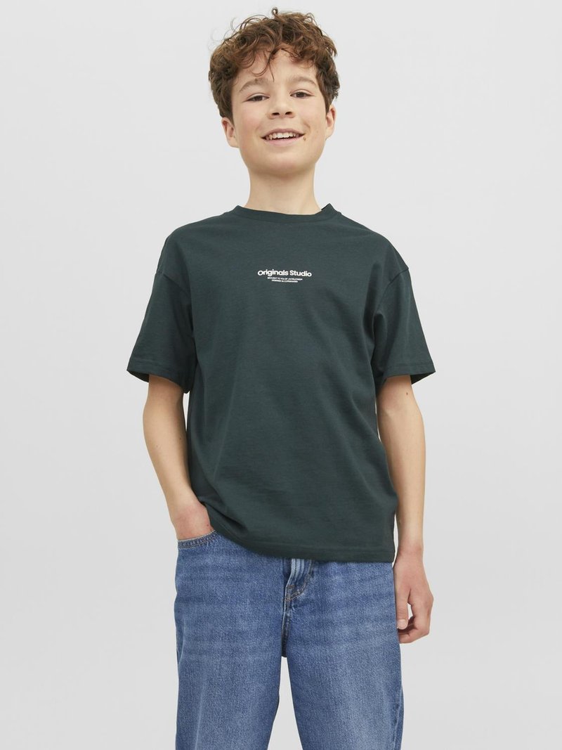 Jack & Jones Junior - JORVESTERBRO SS CREW NECK JNR - Apdrukāts T-krekls - magical forest, Palielināt