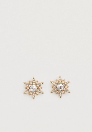 STAR STUD - Orecchini - gold-coloured/white