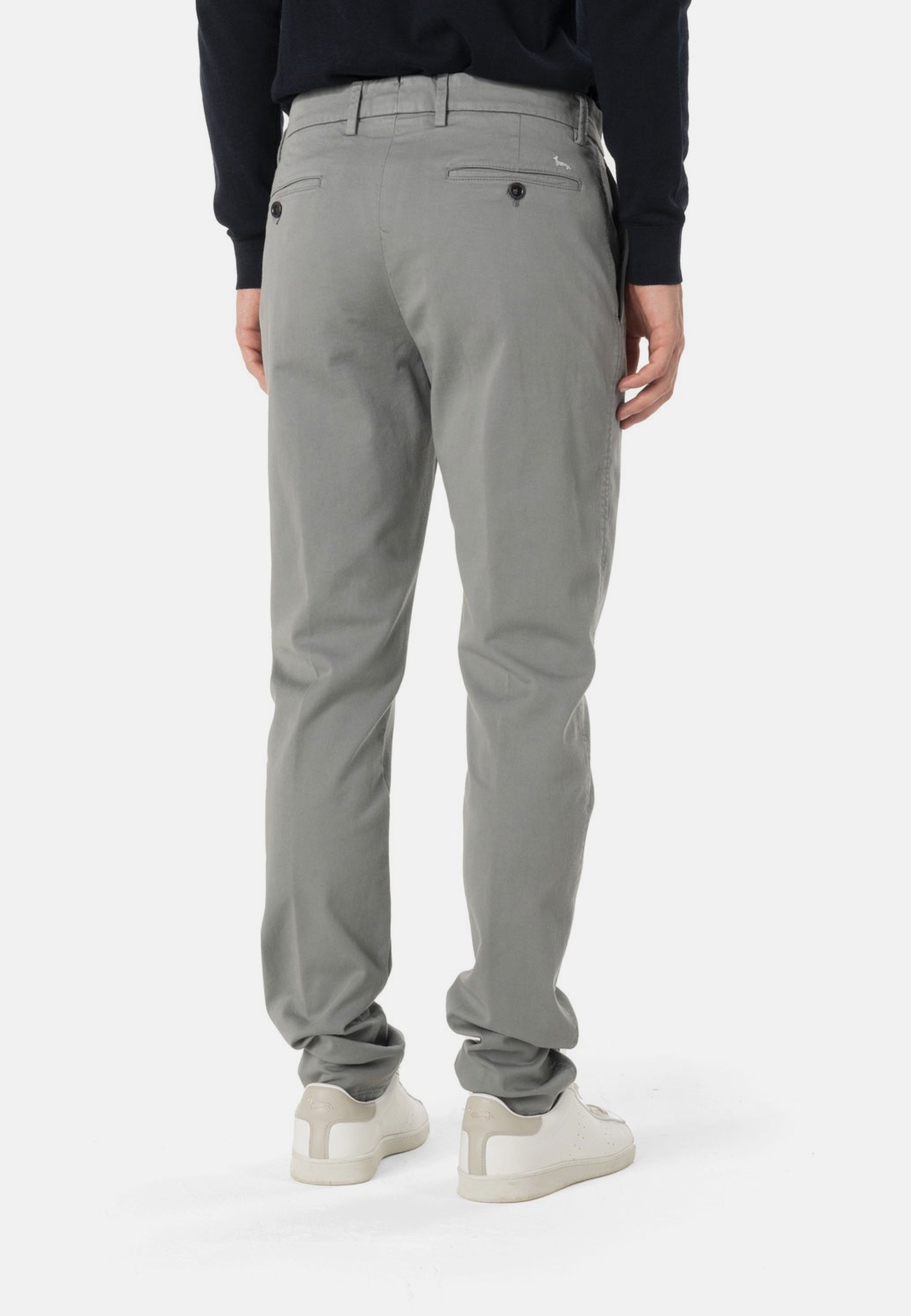 Harmont \u0026 Blaine BASICO NARROW COTONE - Pantalones chinos - grigio  scuro/gris oscuro - Zalando.es