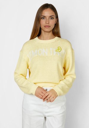 Marc Aurel, MARC AUREL PULLOVER - Strickpullover - yellow