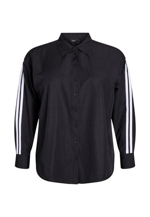 Blúzka so zapínaním na gombíky - black