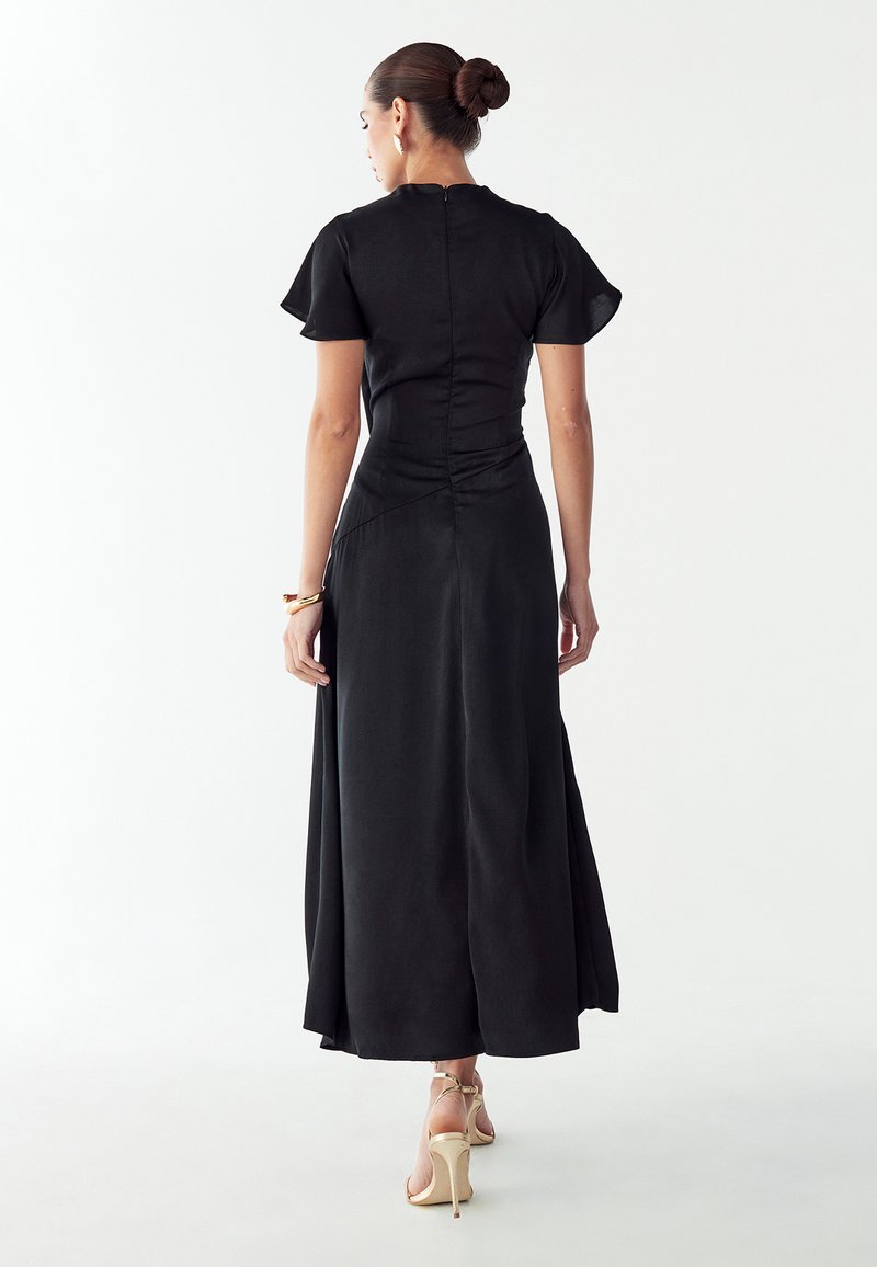 maternity maxi dress with cardigan Mocha Ribbed Sleeveless Dress Cardigan Maternity Set – PinkBlush