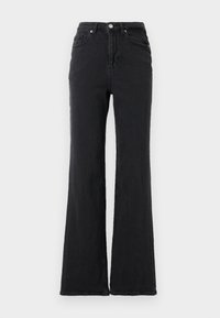 VMTESSA WIDE JEANS - Wide leg - dark grey denim