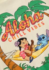 Next LICENSE   - T-shirt con stampa - lilo stitch ecru cream