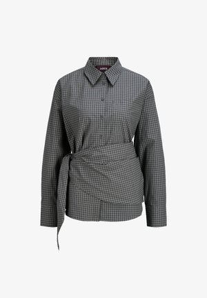 JJXX, POPLIN SHIRT JXFIE POPLIN SHIRT - Риза с копчета - pirate black