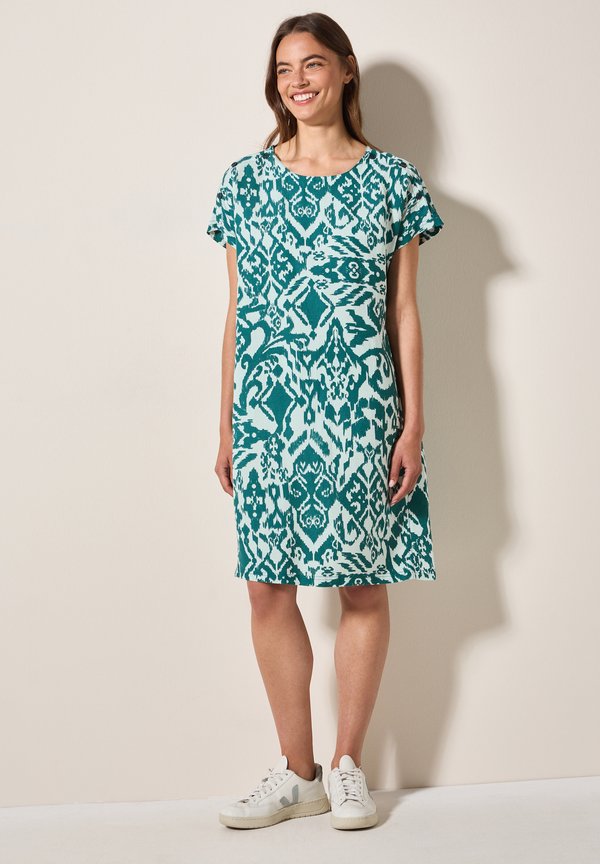 GEMUSTERTES - Freizeitkleid - grün